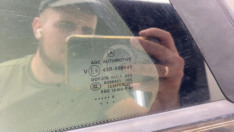 16-19 Mercedes-Benz GLE350 Rear Left Door Shell Panel w/ QTR Glass White - 799