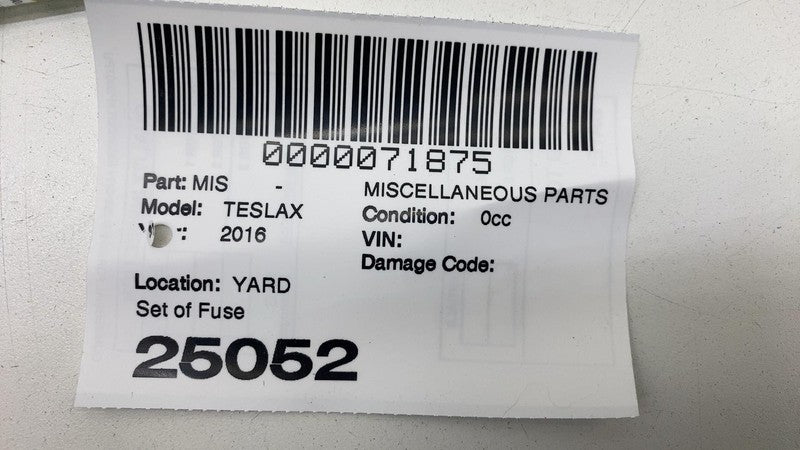 EV20-100S ⭕ 2016-2020 Tesla Model X SET of Fast Acting Electric Vehicle Fuse OEM EV20-100S
