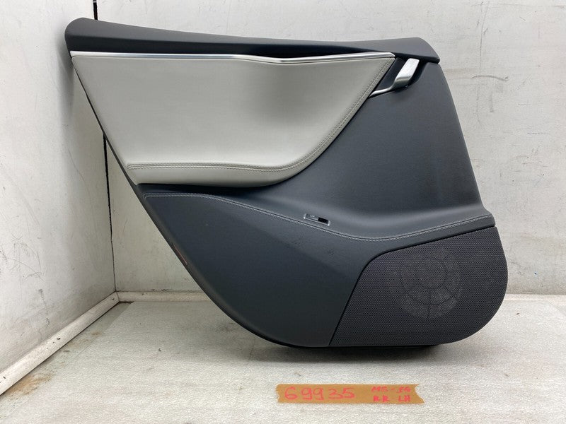 600613310K ⭕ 12-20 Tesla Model S Rear Left Interior Door Panel Trim Card Cover 6006133-10-K