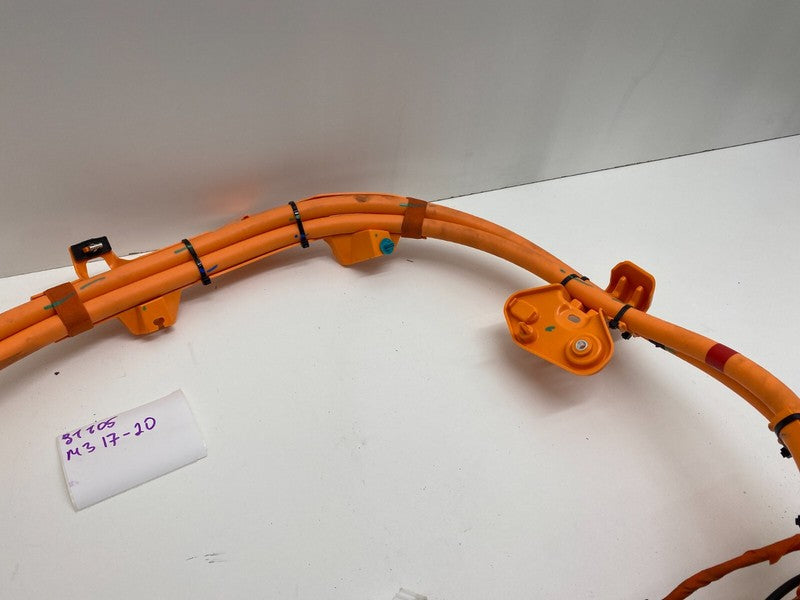 109301000E ⭕ 17-20 Model 3 HV High Voltage Charge Port Inlet Wiring Harness 1093010-00-E