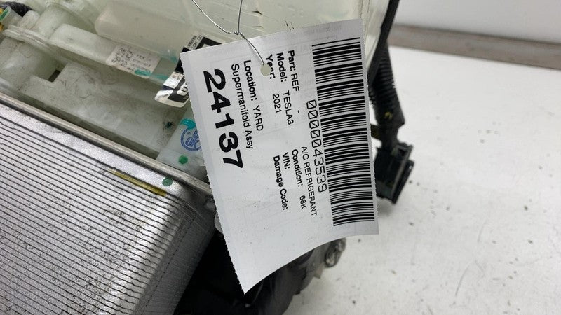 ⭕20-23 Tesla Model 3 Supermanifold Refrigerant Chiller w/ Reservoir 15