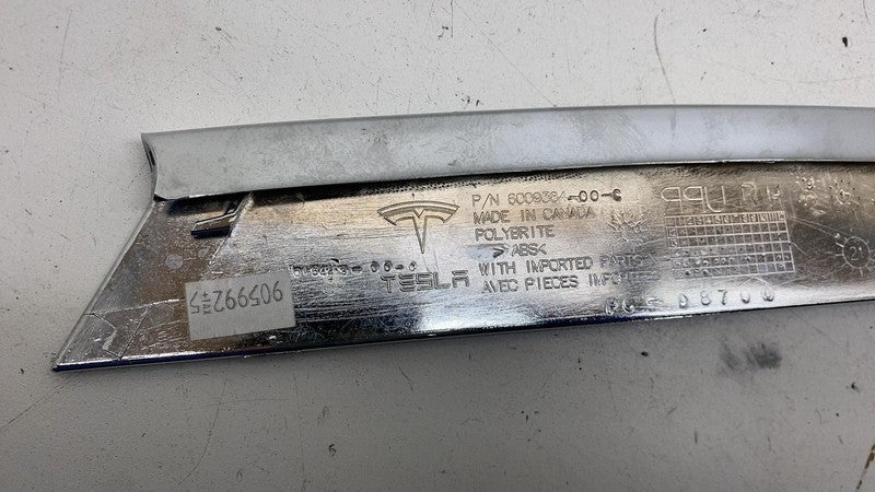 ⭕ 12-15 Model S Front Right Bumper Fog Lamp Upper Louvre Trim Panel 60