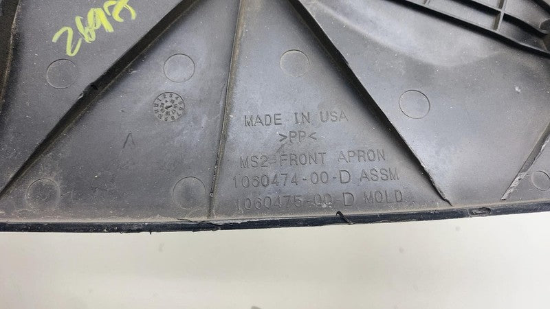 ⭕ 16-20 Model S MS Front Under Hood Apron Trim Cover Panel Molding 106