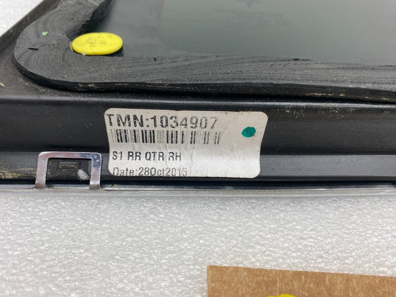 1034907 ⭕ 16-20 Model X Rear Passenger Side Window QTR Quarter Glass 1/4 Right 1034907