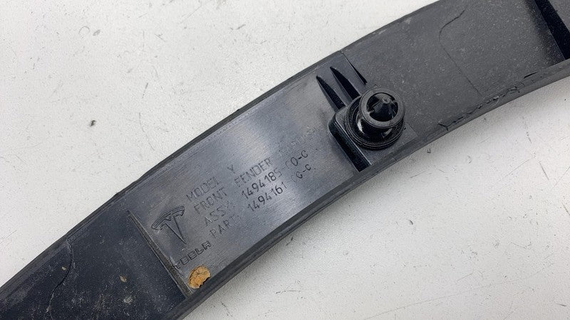 1494185-00-C ⭕2020-2024 Tesla Model Y Front Left Fender Wheel Arch Flare Molding 1494185-00-C