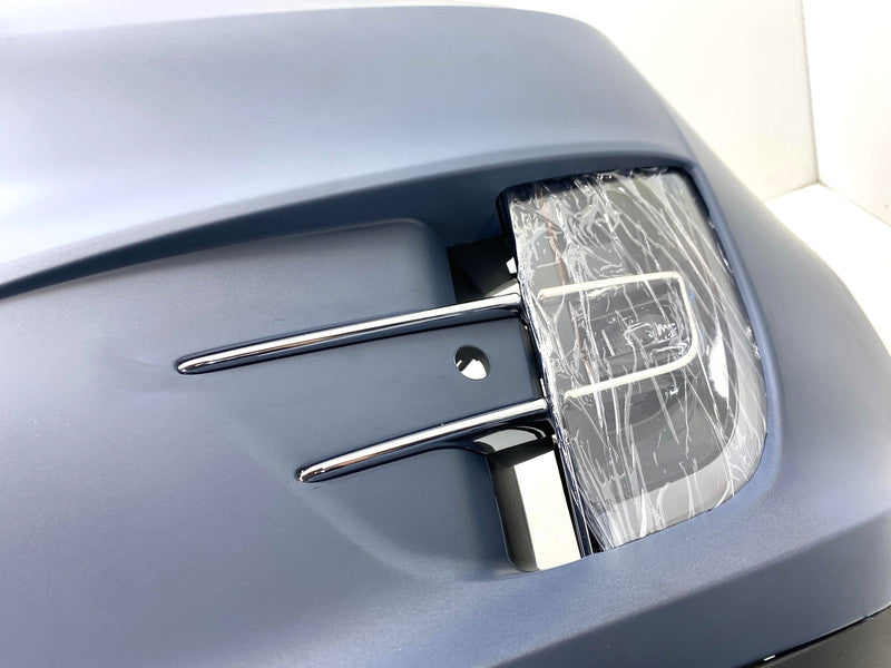 1091879-S0-A ⭕16-20 Tesla Model X Front Bumper Cover w/ Foglight Primed Assembly 1091879-S0-A