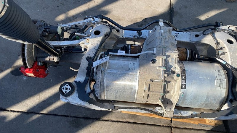 1002633 01 P 2012-2015 Tesla Model S Rear Large Drive Unit w/ Subframe & Suspension SPORT