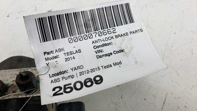 6006363-00-D ⭕ 12-15 Model S MS Hydraulic ABS Anti-Lock Brake System Pump Module 6006363-00-D