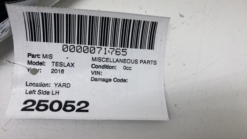 103224900B ⭕ 2016-2020 Tesla Model X Rear Side Upper Brightwork Molding Left 1032249-00-B