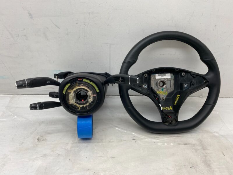 1036774-00-C ⭕12-20 Model S X Steering Wheel Leather w/ Wiper Turn Signal Switch 1036774-00-C