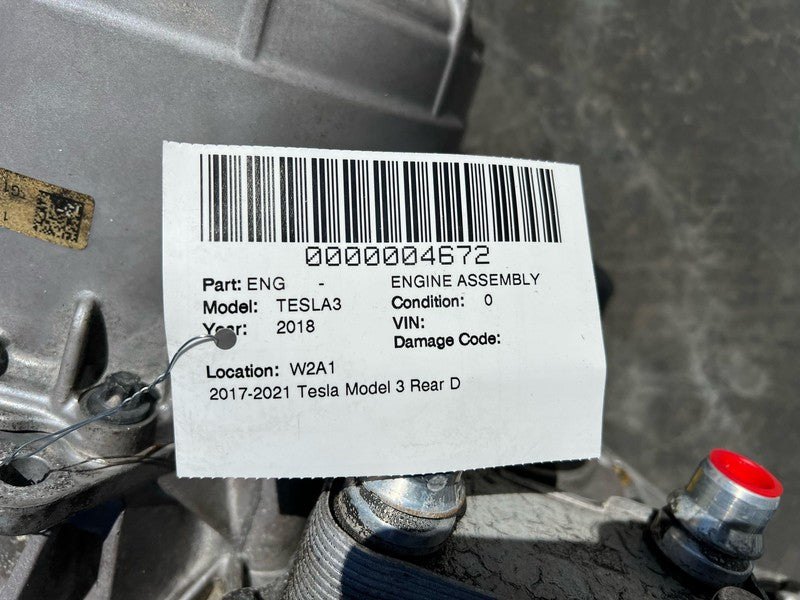 1120980-00-D 2017-2023 Tesla Model 3 M3 Rear Drive Unit Motor Engine Performance 1120980-00-D
