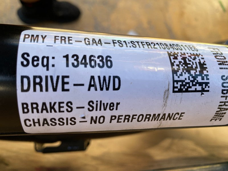 104453100B 20-23 Model Y Front Subframe Crossmember Cradle + Stabilizer Stabar 1044531-00-B