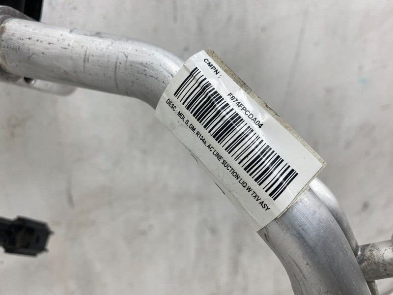 6008481 00 A ⭕ 12-15 Model S A/C Line Liquid Suction Hose w/ TXV Valve Solenoid 1031670-00-F