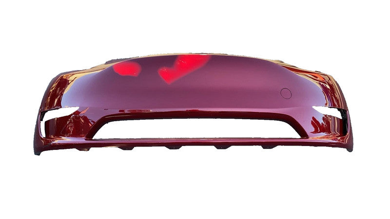 ⭕ 2024 Model Y MY Front Bumper Cover Red PR01 Non-Park Sensor Type 149
