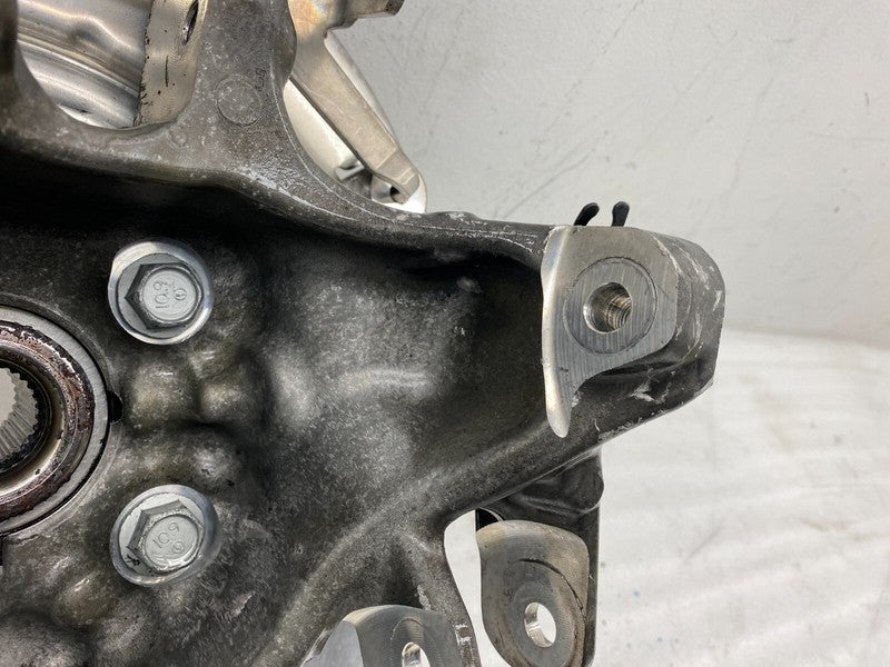 102741100D 16-20 Model X Rear Left Spindle Knuckle w/ Wheel Hub & Dust Shield 1027411-00-D