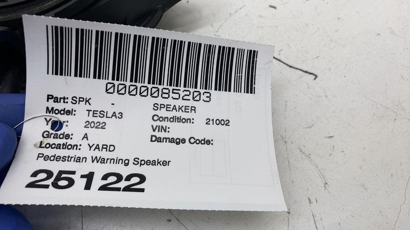⭕ 2017-2025 Model 3 Pedestrian Warning Speaker External Loudspeaker 12