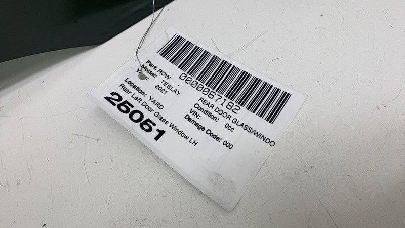 E9 43R-004553 ⭕ 2020-2024 Tesla Model Y MY Rear Driver Side Door Window Glass Left LH Assembly