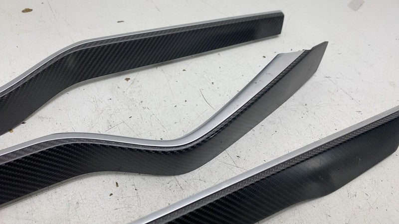 ⭕ 16-20 Model X Front & Rear Door Trim Decor Carbon 1035812-11-B / 103