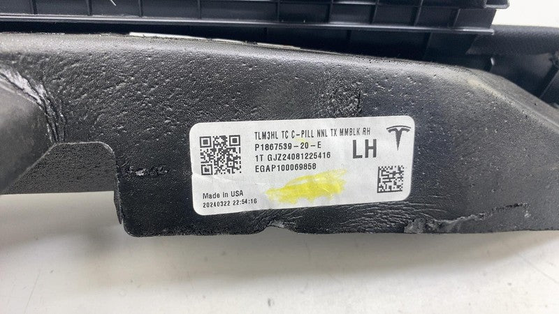 186753920E ⭕ 24-25 Tesla Model 3 Driver Side C-Pillar Upper Trim Cover Left LH 1867539-20-E
