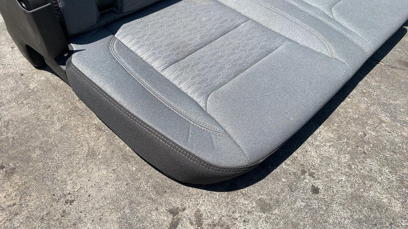 ⭕ 2019-2025 Ram 1500 Crew Cab Rear Left & Right 2nd Row Cloth Seat 5th Gen Gray