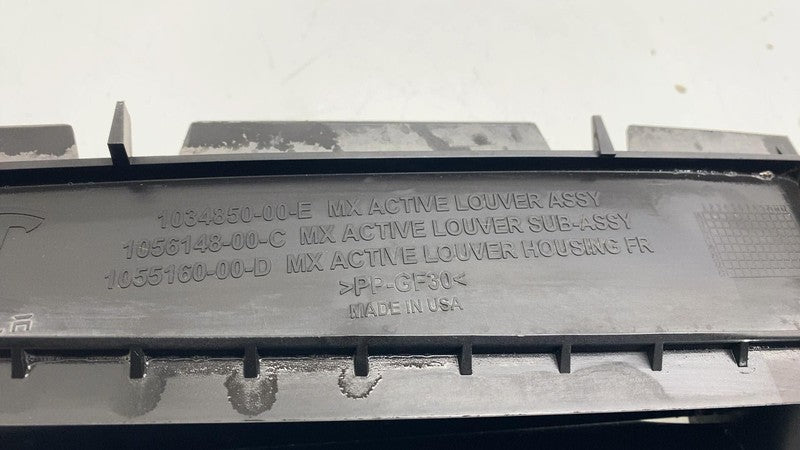⭕ 2016-2020 Tesla Model X MX Front Active Grille Shutter Louver OEM 10