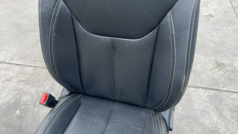 ⭕ 11-17 Jeep Wrangler Front Driver Side 1st Row Bucket Seat Black Leat