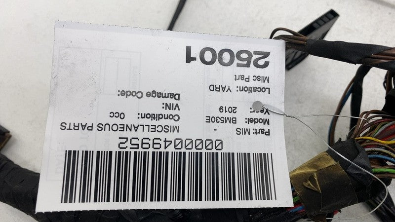2018 2019 2020 BMW 530e Front Bumper Wiring Harness Cable Wire Assembl