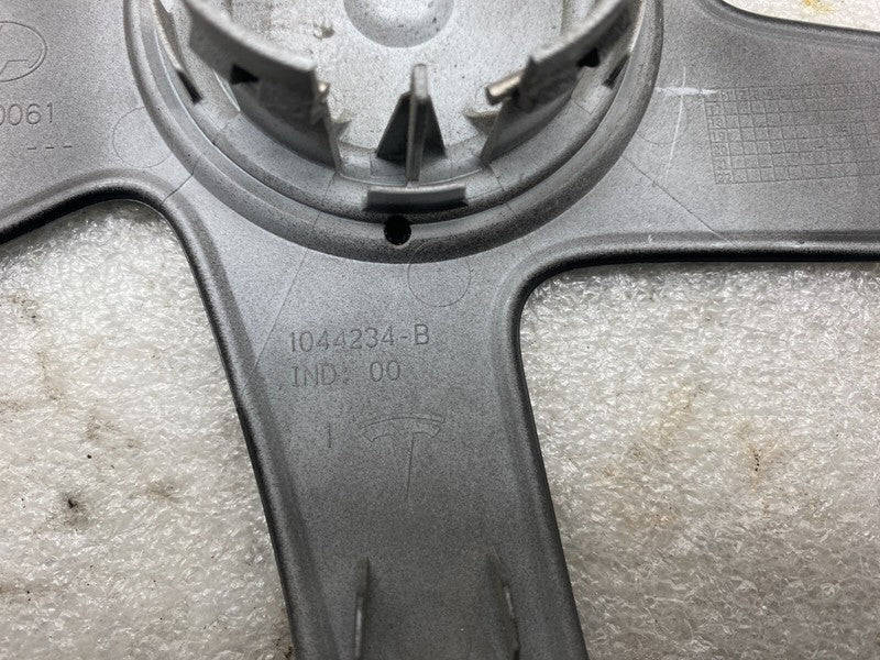 1044234 B ⭕ 17-23 Tesla Model 3 Wheel Center Machined Hub Cap Cover Black 1044234-00-B x4