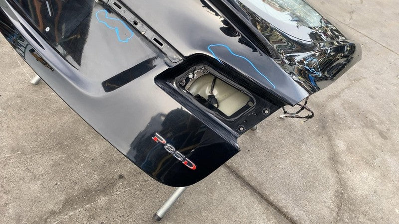 E6 43R-000319 2012-2015 Tesla Model S Rear Tailgate Hatch Panel w/ Liftgate Glass Black - PBSB