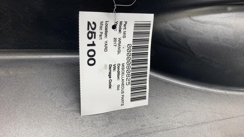 1ML22TRMAA ⭕ 2007-2018 Jeep Wrangler Rear Bumper Cover Panel Assembly Silver OEM 1ML22TRMAA