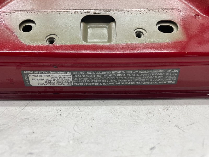 ⭕ 2017-2020 Tesla Model 3 M3 Rear Trunk Decklid Shell Panel Assembly Red - PPMR