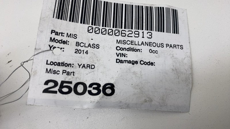 ⭕ 2014-2015 Mercedes-Benz B Electric Drive Battery Charger Port & Wiring Harness