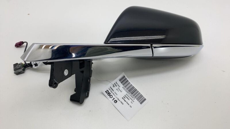 2012-2015 Tesla Model S Driver Exterior Rear View Door Mirror Left LH Black PBSB
