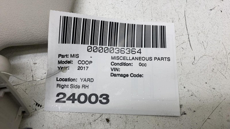 ⭕ 14-19 Mini Cooper S Front Passenger Side Sun Visor Windshield Sunvis