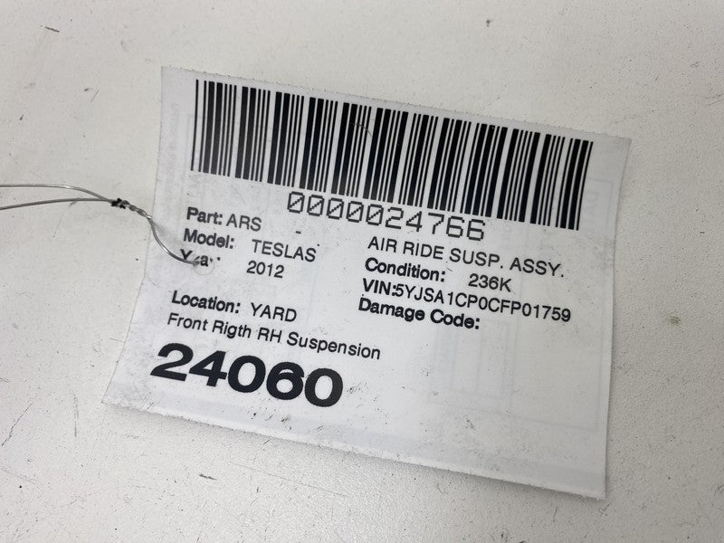 ⭕ 2012-2015 Tesla Model S Front Right Air Spring Shock Absorber RWD 60