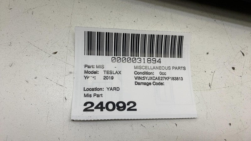 16-20 Model X Falcon Door Mid Gaphider Interior Trim+Sunvisor Bezel 10