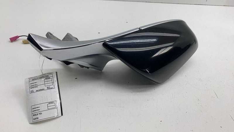 ⭕ 12-15 Model S Passenger Side Exterior Rear View Door Mirror Right Black - PBSB