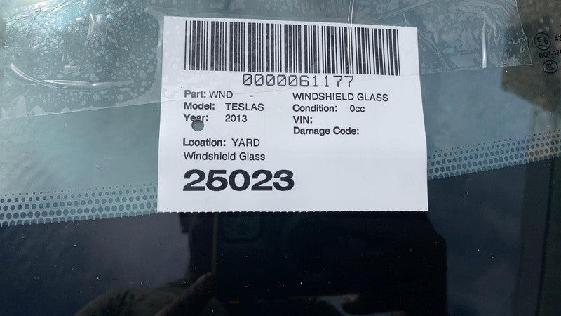 1021634 00 C ⭕ 12-15 Model S Windshield (Lower Mount Mirror) Heated Wiper Area 1021634-00-C