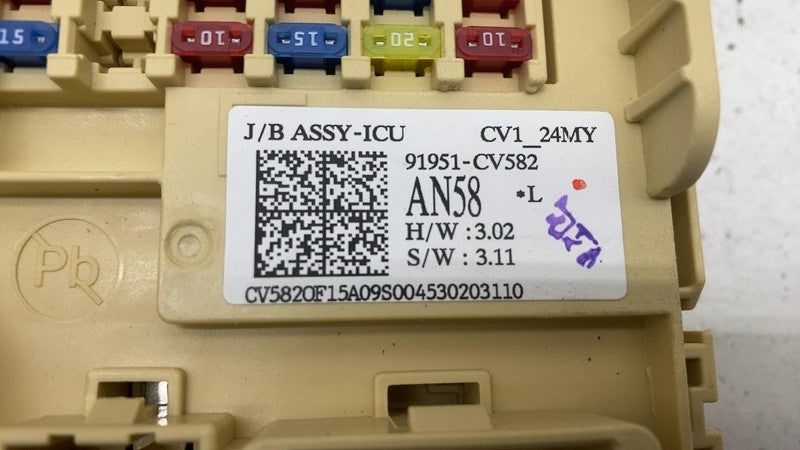 91951CV582 2022 2023 2024 Kia EV6 Dash Dashboard Fuse Relay Junction Box Block 91951-CV582
