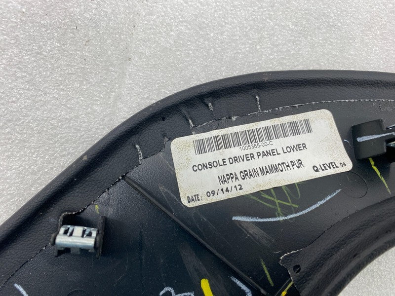 100536500C ⭕ 12-20 Tesla Model S Driver Side Center Console Panel Cover Left 1005365-00-C