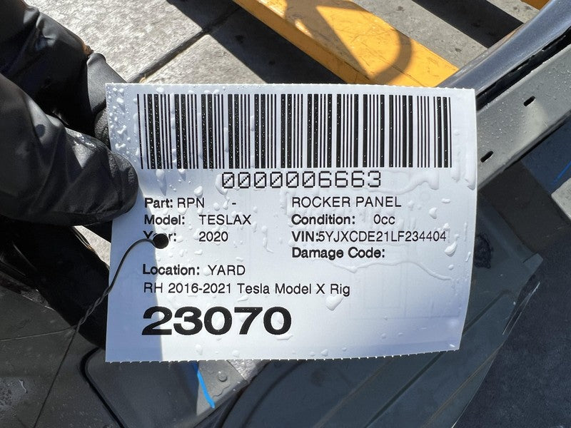 ⭕2016-2020 Tesla Model X Right B-Pillar + Front Rear Lower Door Struct