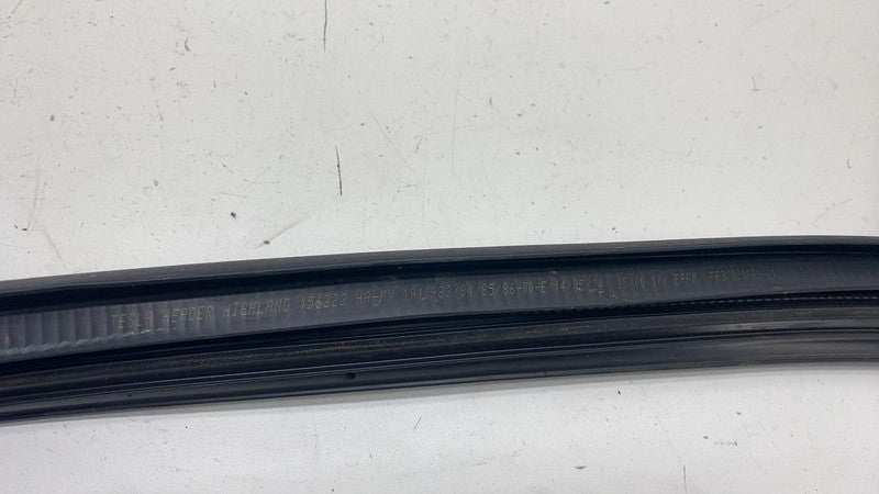 191098500E ⭕ 24-25 Tesla Model 3 Rear Side Left Door Primary Weatherstrip Seal 1910985-00-E
