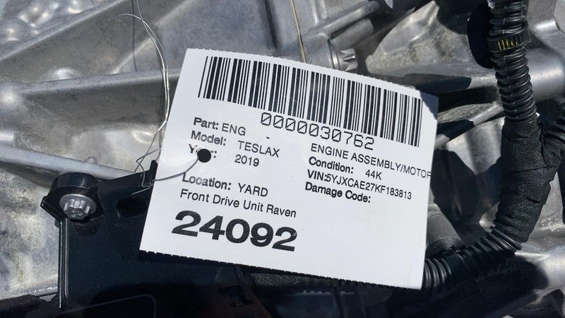 ⭕ 19-20 Tesla Model X Electric Engine Motor Front Raven Drive Unit 147