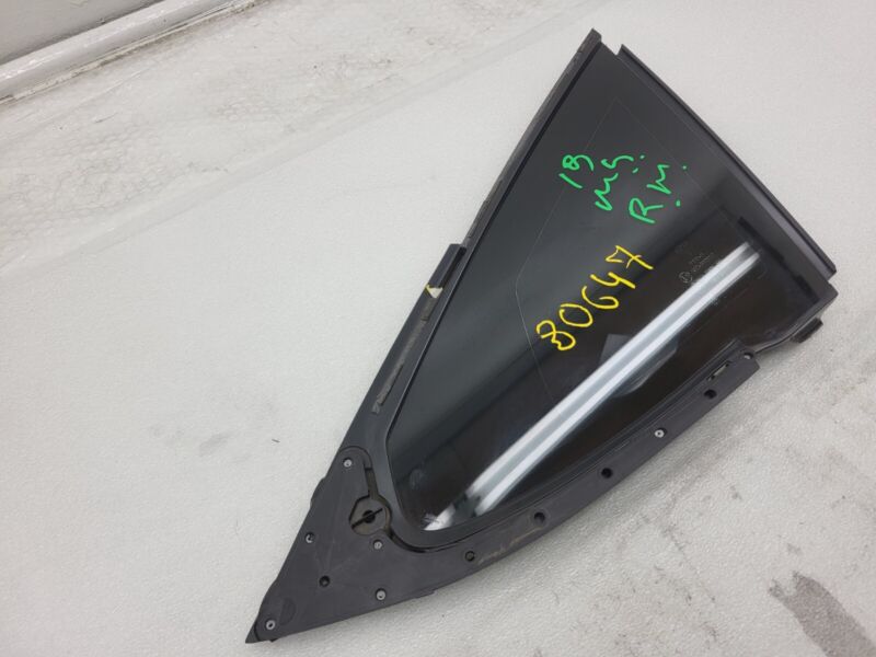 2016-2020 Tesla Model S Rear Passenger Side Quarter Fixed Glass Right Assembly
