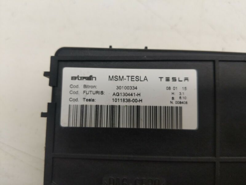 1011838 00 H 2012-2020 Tesla Model S MS Driver Seat Memory Control Module Left 1011838-00-H