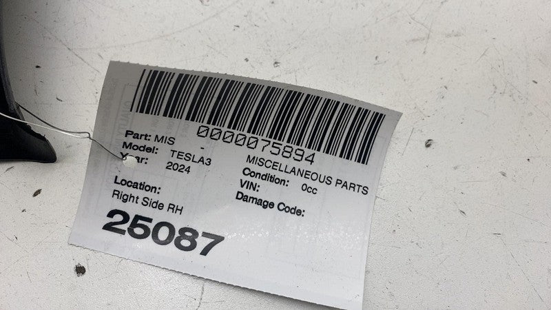178432000C ⭕24-25 Model 3 Rear Passenger Side Liftgate Trough Trim Cover Right 1784320-00-C