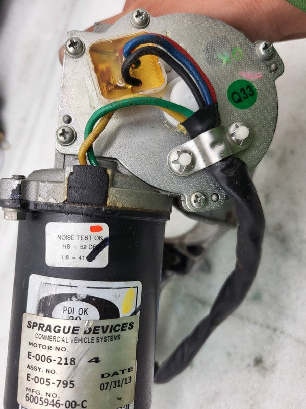 6005946 00 C ⭕ 12-20 Model S MS Front Windshield Wiper Motor & Linkage w/ Module 6005946-00-C