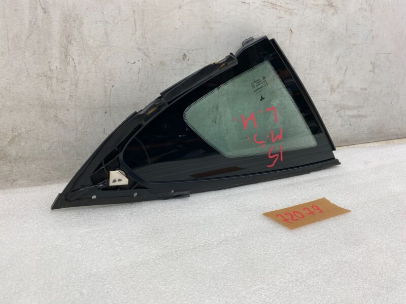 E6 43R-008010 2012-2015 Tesla Model S MS Rear Driver Side Quarter Fixed Glass Left LH Assembly