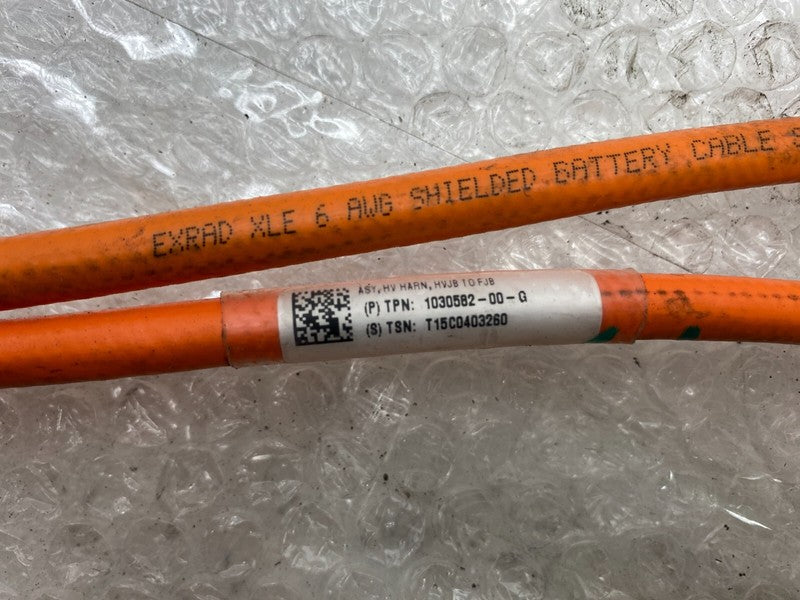103058200G ⭕ 12-15 Model S High Voltage Junction Box to FJB Wire Harness Cable 1030582-00-G