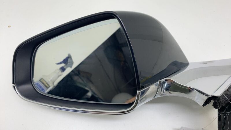 2012-2015 Tesla Model S Driver Exterior Rear View Door Mirror Left LH Black PBSB